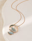 ENAMEL PENDANT - GOLD