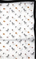 SILK BLEND DOG PRINT NECK SQUARE SCARF - WHITE