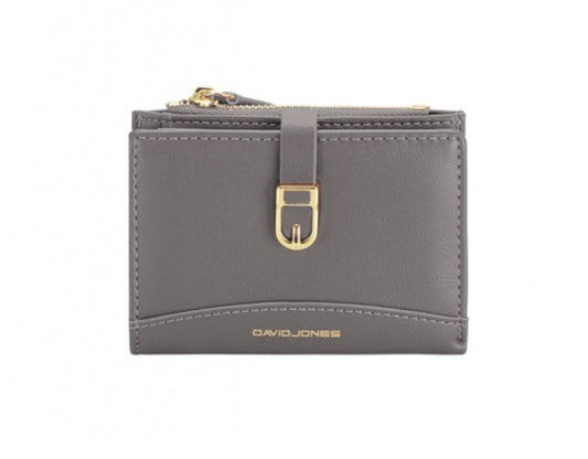 CLASP CLOSURE WALLET - GREY