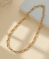 T-BAR BALL LINKS NECKLACE - GOLD