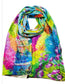 DOUBLE SIDED SILK FEEL SCARF