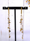 NEUTRAL LONG BEAD STATEMENT EARRINGS