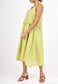 COTTON LAYERED DRESS - 8-12 - LIME