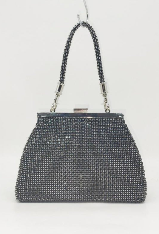 BLACK SPARKLE OCCASION BAG