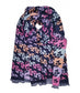 H PRINT SCARF - NAVY