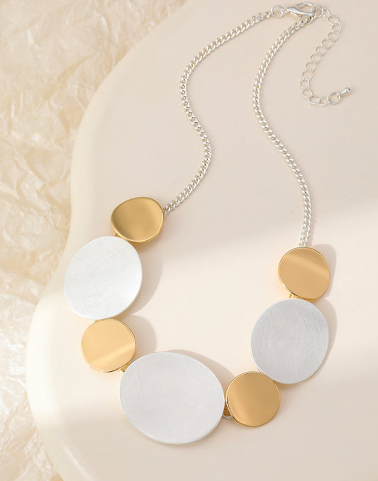 OVAL & CIRCLES NECKLACE