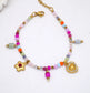 CHARM STONE BRACELET- MULTI