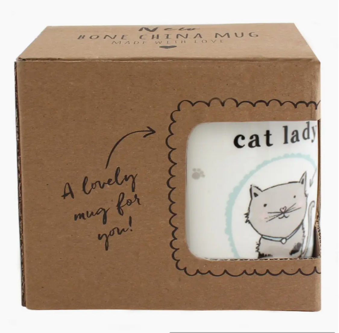 CRAZY CAT LADY GIFT BOXED MUG