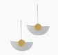 DNSK - CIRCLE FAN EARRINGS