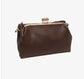 CLASP CROSSBODY - BROWN