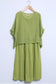COTTON MESH LAYERED DRESS - 10-16 - LIME