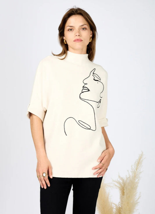 PORTRAIT KNIT - 10-16 - CREAM