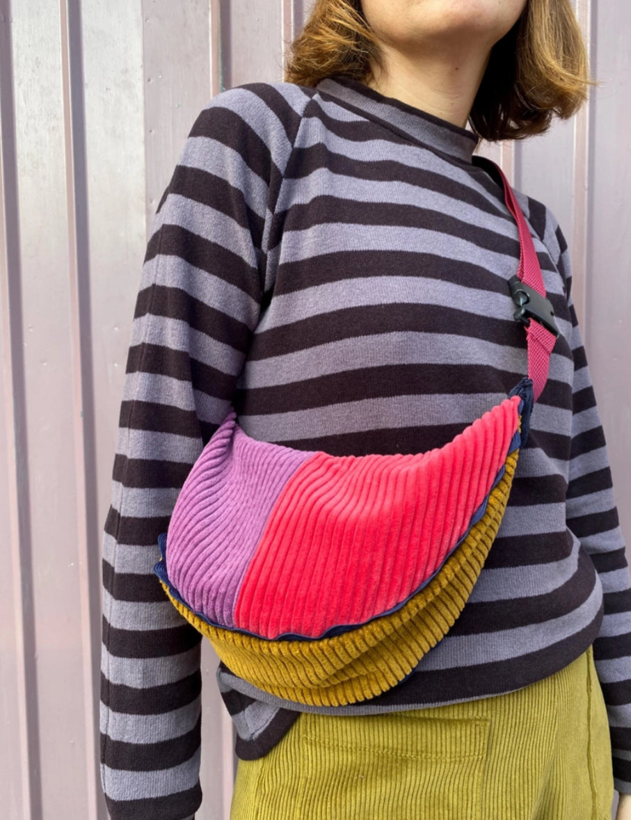 VINTAGE VELVET HANDBAG - HANDMADE IN ITALY