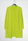 *SALE* LONGLINE KNIT CARDI - 8-14 - LIME