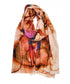 WOOL BLEND ABSTRACT PRINT LIGHT SCARF