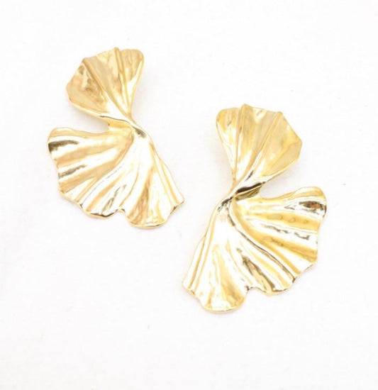 LEAF STATEMENT EARRINGS