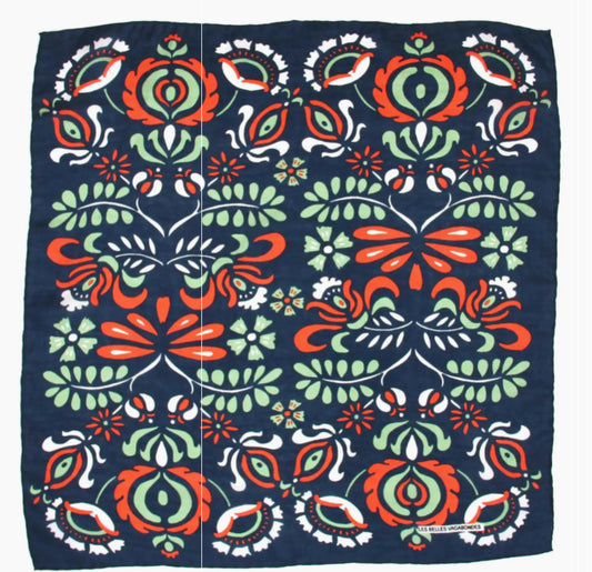 SILK SQUARE SCARF