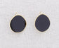 HOOK DROP EARRINGS - BLACK