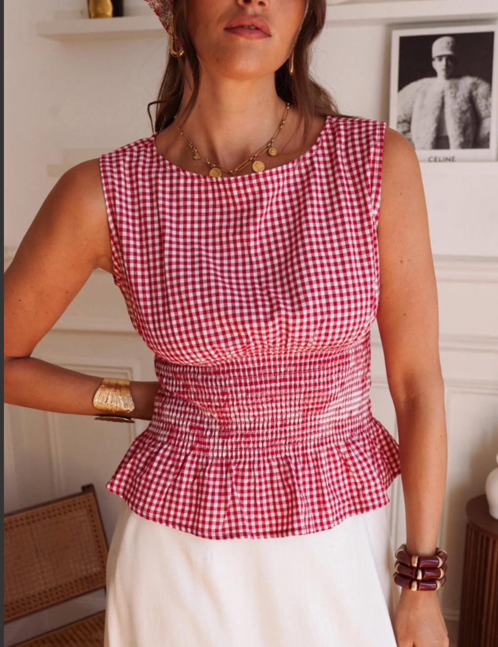 GINGHAM TOP - 12-14