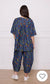 CIRCLE PRINT DIP HEM TOP - 12-14