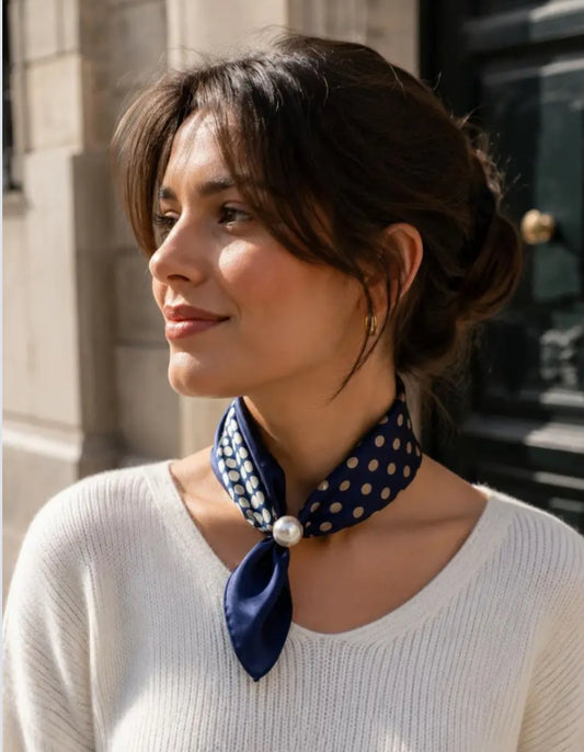 PEARL MAGNET SCARF