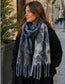 FRINGED DOUBLE SIDED SCARF