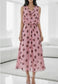 POLKA CHIFFON DRESS - 8-14 - PINK