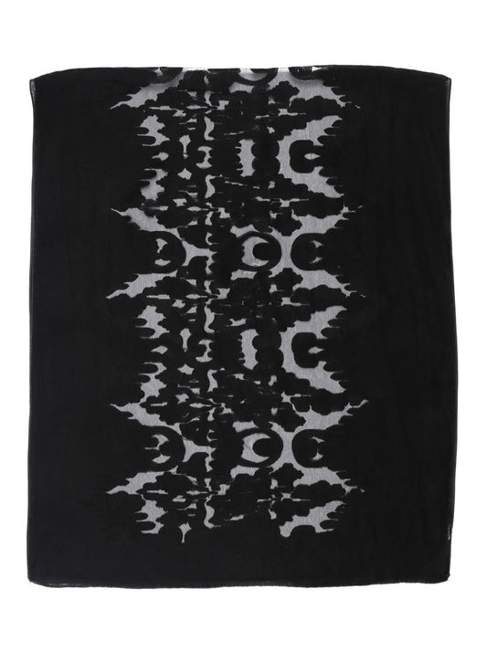 LACE SCARF - BLACK