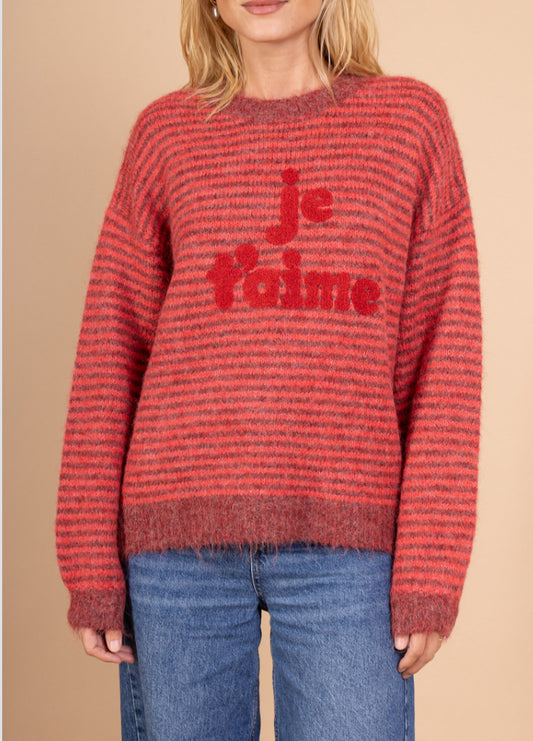 JE T’AIME STRIPED KNIT - 10-16