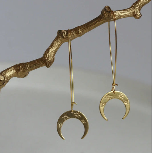 KAIKO - NIGHT SKY EARRINGS - GOLD PLATED - MADE IN IRELAND