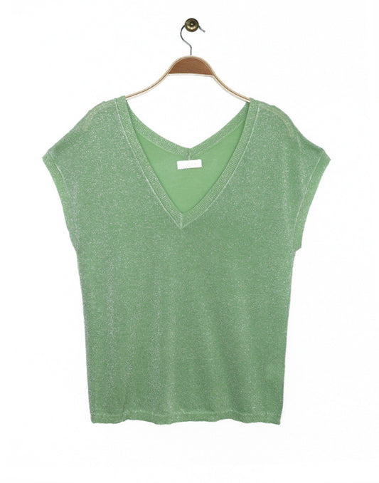 LUREX TEE - 8-12 - GREEN
