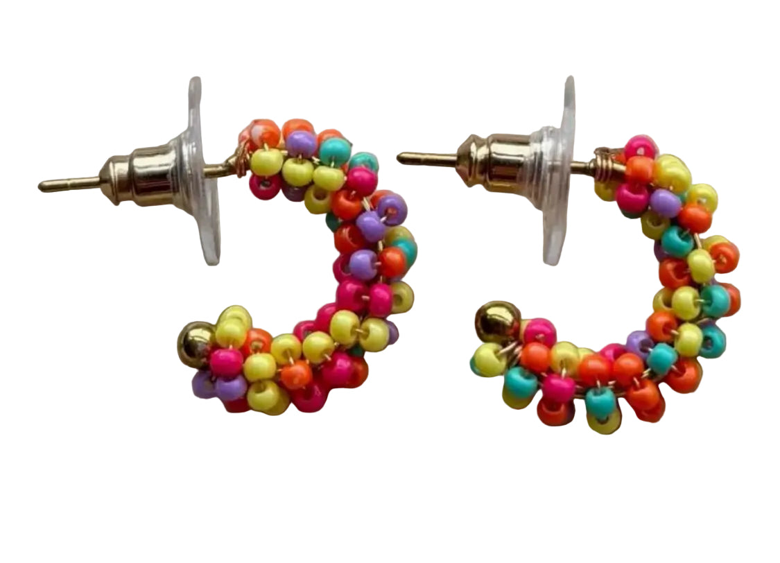 MULTI BEAD EARRINGS