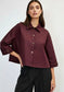 SHORT TRENCH - 10-14 - BURGUNDY
