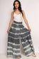 TIE DYE PALAZZO - 8-14 - GREY