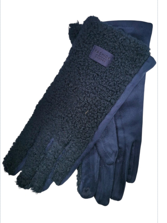 SHERPA GLOVES - NAVY