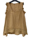 LINEN RUFFLE TANK - 8-12