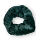 FAUX FUR SNOOD - BOTTLE GREEN