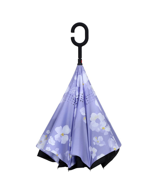 BLUE DAISY INVERTED UMBRELLA ( CLICK & COLLECT ONLY )