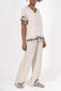 COTTON/LINEN BLEND EMBROIDERED CO-ORD - 10-12 & 12-14