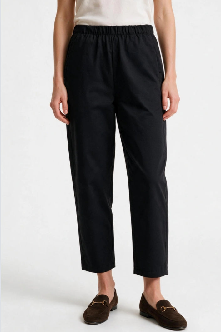ELASTIC CHINO - 10-16 - BLACK