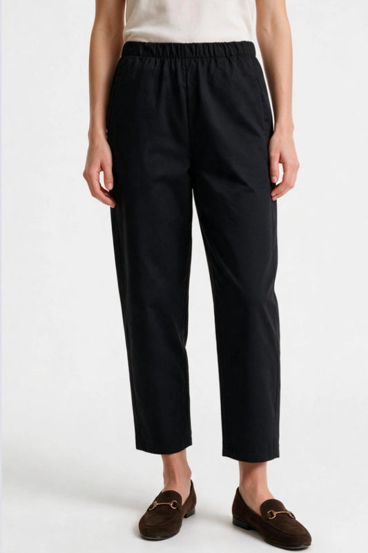 ELASTIC CHINO - 10-16 - BLACK