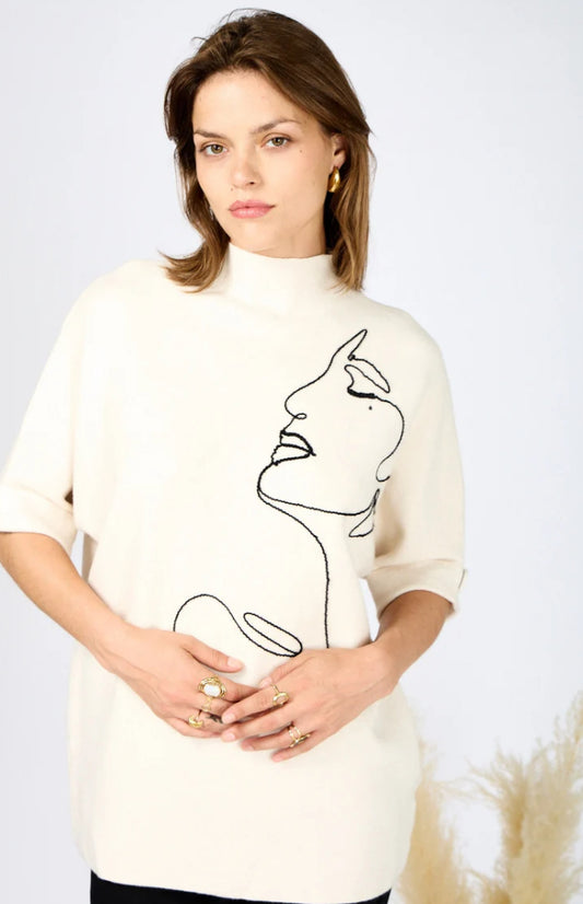 PORTRAIT KNIT - 10-16 - CREAM