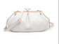 VINTAGE CLASP CLUTCH WITH CHAIN STRAP - WHITE