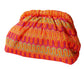 WOVEN CLUTCH BAG - ORANGE/FUSCHIA/YELLOW