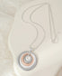 LONG CIRCLES PENDANT NECKLACE