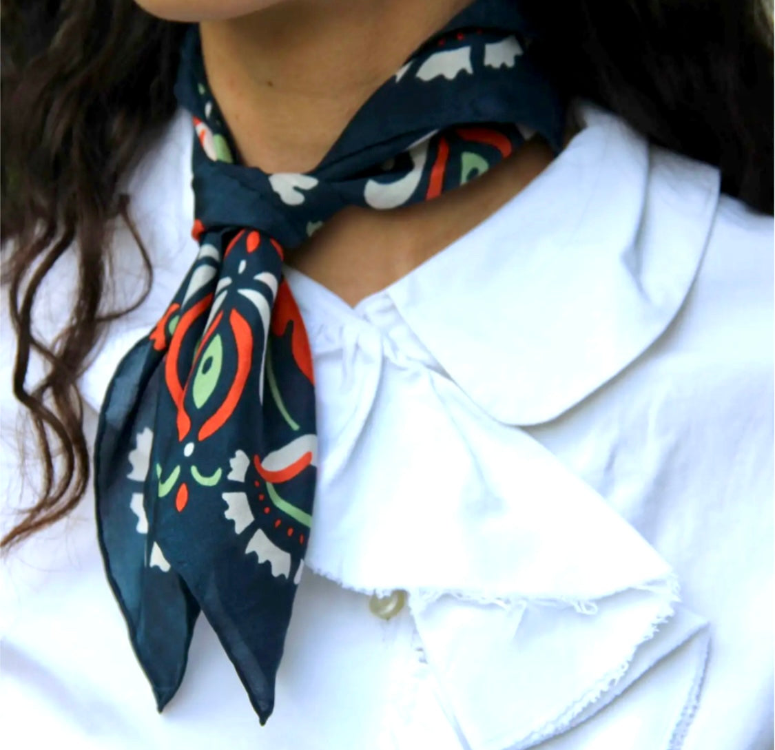 SILK SQUARE SCARF