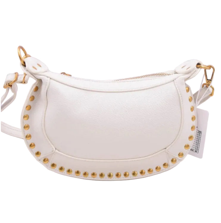 STUD CROSSBODY - BEIGE