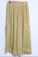 COTTON/LINEN BLEND POCKET DETAIL PANTS 10-16 - OCHRE