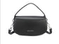 HALF MOON BAG WITH LONG STRAP - BLACK