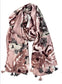 COTTON BLEND FOIL SCARF